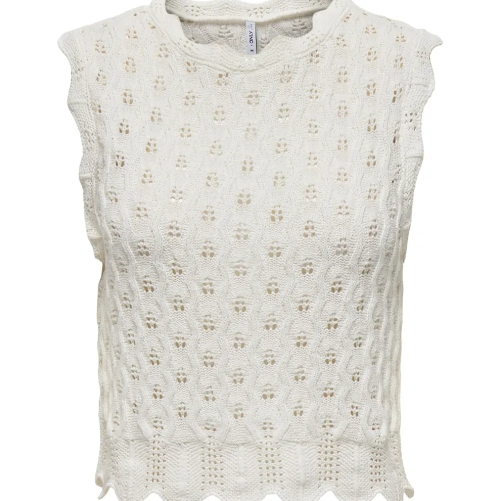 ONLY dame top ONLLUNA - Cloud Dancer