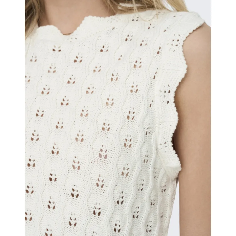 ONLY dame top ONLLUNA - Cloud Dancer