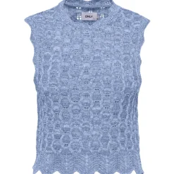 ONLY dame top ONLLUNA - Light blue