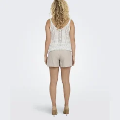 ONLY dame top ONLLYZET - Cloud Dancer