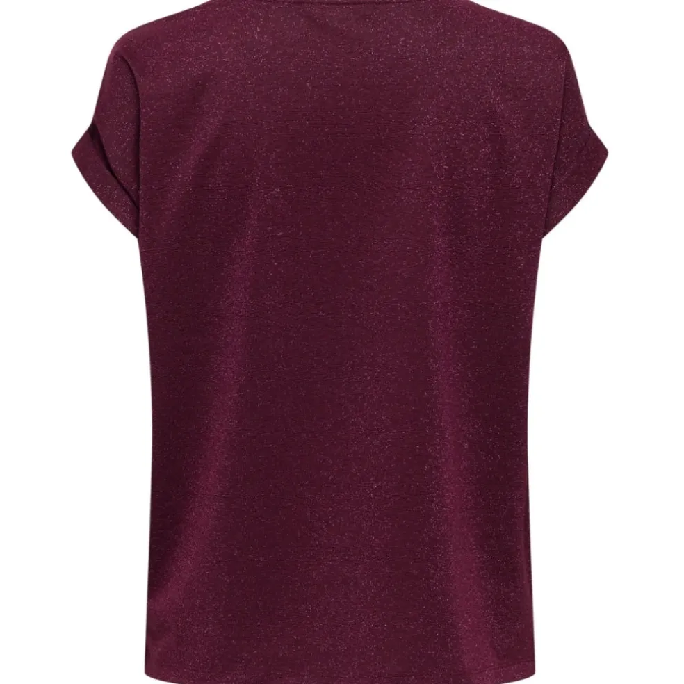 ONLY DAME TOP ONLMOSTER - Chocolate Truffle Chocolate truffle lurex