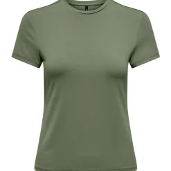 ONLY dame t-shirt ONLEA - Olivine