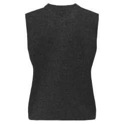 Only dame vest ONLANNELI - Dark grey melange