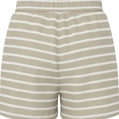 PCCHILLI dame shorts PCCHILLI - Crockery Stripes CLOUD DANCER