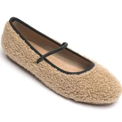 Petra Dame ballerinasko 6666 - Khaki