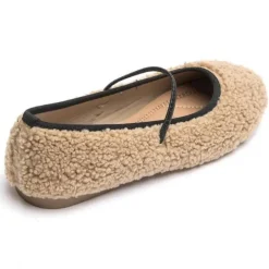 Petra Dame ballerinasko 6666 - Khaki