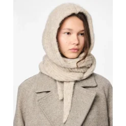 Pieces dame balaclava PCREBEKKA - Greige