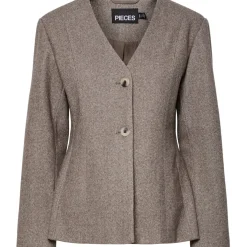 Pieces dame blazer PCRILEY - Hot Fudge
