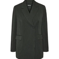 PIECES dame blazer PCTALIA - Dark Grey Cloud dancer