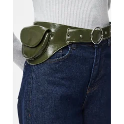 PIECES Dame Bæltetaske PCNabine - Sphagnum