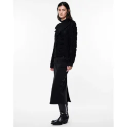 PIECES dame bluse PCALEX - Black