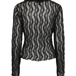 PIECES dame bluse PCALLY - Black