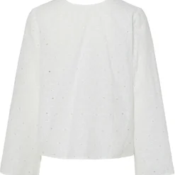 PIECES dame bluse PCAVERY - Bright White