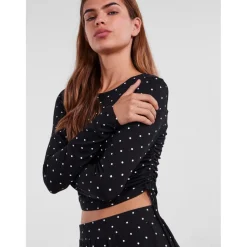 Pieces dame bluse PCNALA - Black Dot