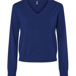 PIECES dame bluse PCNATALIE - Bellwether Blue