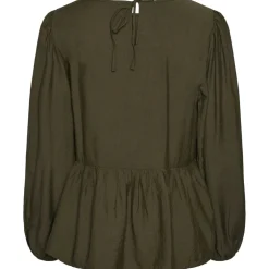 PIECES dame bluse PCNIKO - Grape Leaf