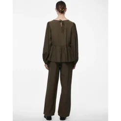 PIECES dame bluse PCNIKO - Grape Leaf