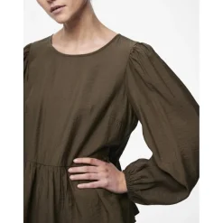 PIECES dame bluse PCNIKO - Grape Leaf