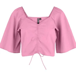 PIECES dame bluse PCVALDINE - Prism pink