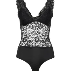 PIECES DAME BODYSTOCKING PCLINA - Black