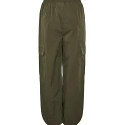 PIECES dame bukser PCANNA - Deep Lichen Green