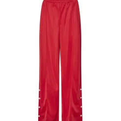 PIECES dame bukser PCGRACE - High Risk Red Pink-a-boo stripe