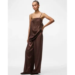 Pieces dame bukser PCJYTTA - Hot Fudge Black dots