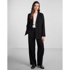 PIECES dame bukser PCNEVA - Black