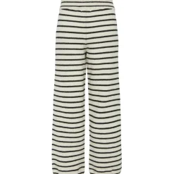 PIECES dame bukser PCPENNA - Whitecap Gray black