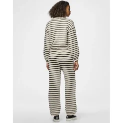 PIECES dame bukser PCPENNA - Whitecap Gray black