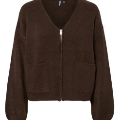PIECES Dame Cardigan PCJUNNA - Hot Fudge