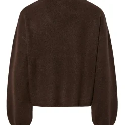 PIECES Dame Cardigan PCJUNNA - Hot Fudge