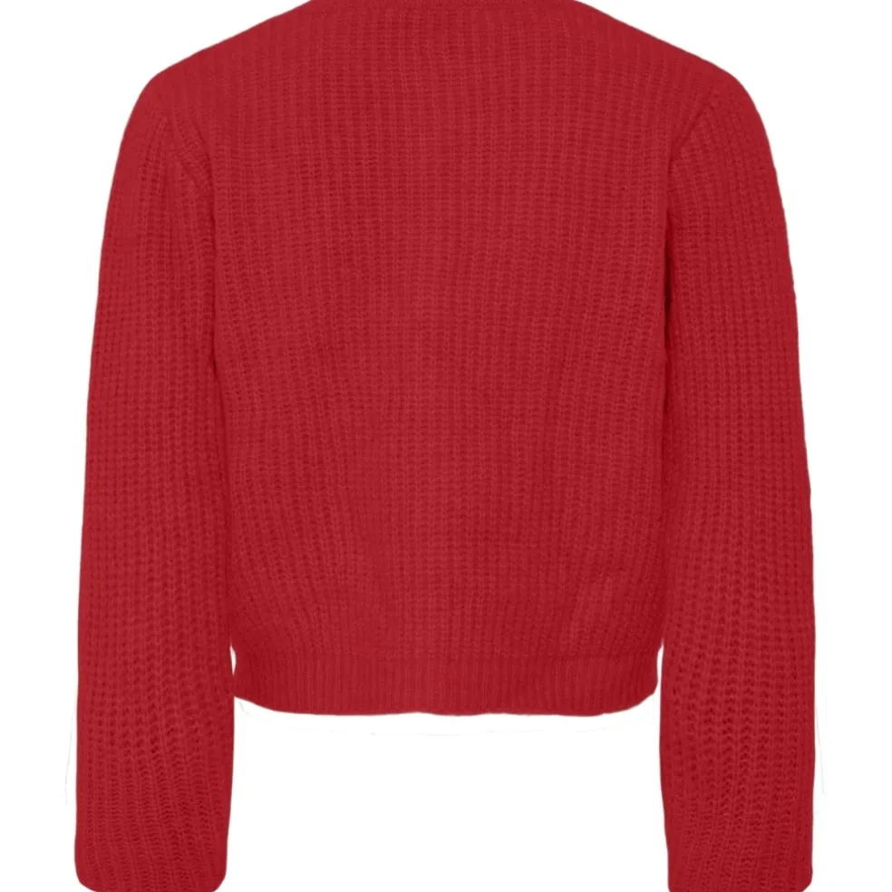 PIECES dame cardigan PCJYDA - High risk red