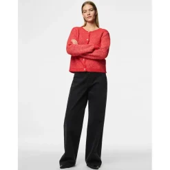 PIECES dame cardigan PCJYDA - High risk red