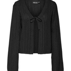 PIECES dame cardigan PCNUKA - Black