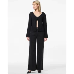 PIECES dame cardigan PCNUKA - Black