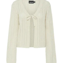 PIECES dame cardigan PCNUKA - Birch