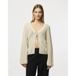 PIECES dame cardigan PCNUKA - Birch