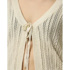 PIECES dame cardigan PCNUKA - Birch