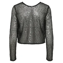 PIECES dame cardigan PCRISSI - Black Black sequins