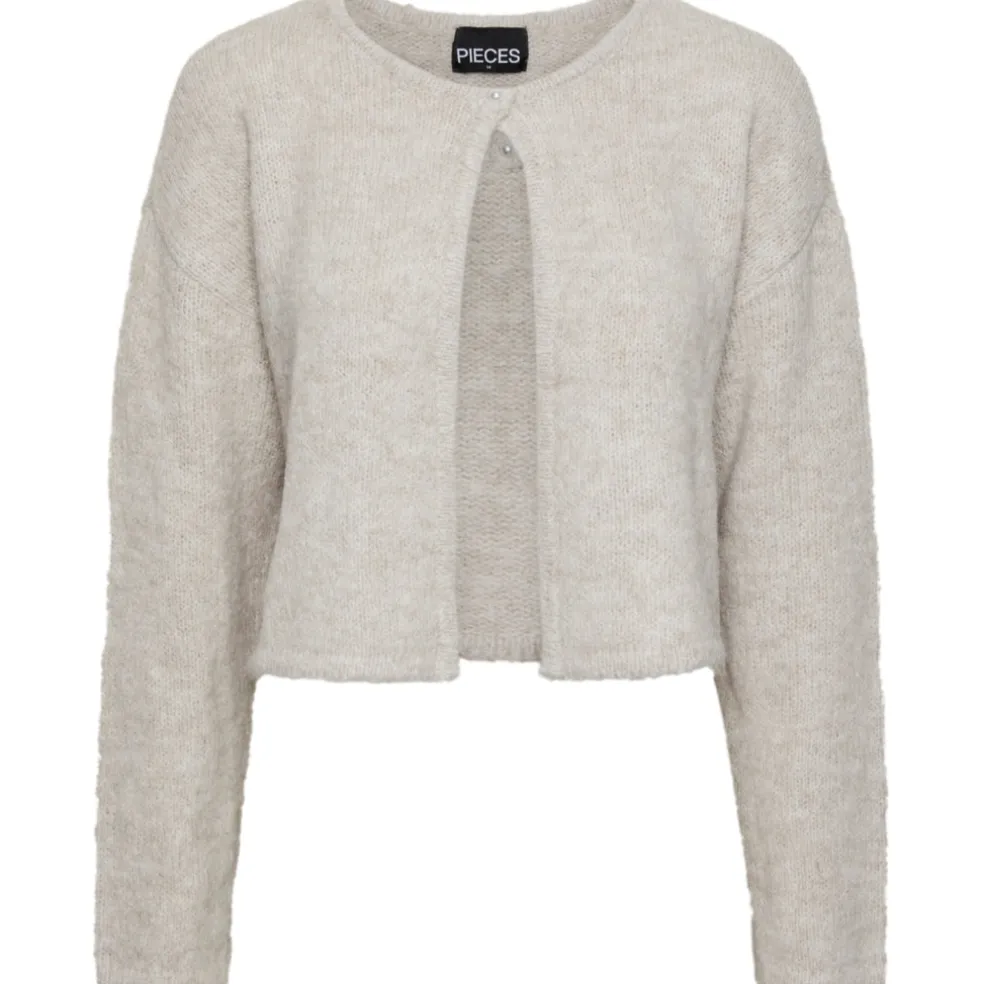 PIECES dame cardigan PCRUNO - Dove
