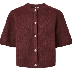 PIECES dame cardigan PCSILLY - Tawny Port