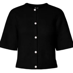 PIECES dame cardigan PCSILLY - Black
