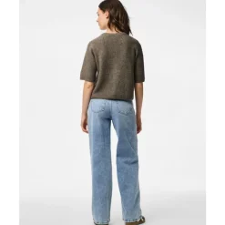 PIECES dame cardigan PCSILLY - Morel Melange