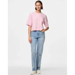 PIECES dame cardigan PCSILLY - Roseate Spoonbill MELANGE