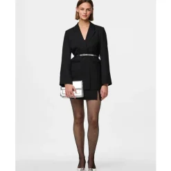 Pieces dame glitter tights PCCLAIRE - Black