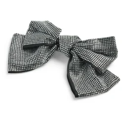 PIECES dame hårclips PCPILLA - Black Clear stones