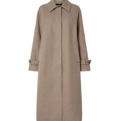 Pieces Dame Jakke PCJOELLA - Taupe Gray MELANGE