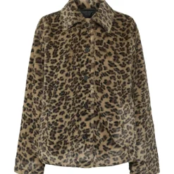 PIECES dame jakke PCROBYN - Brown Sugar LEO