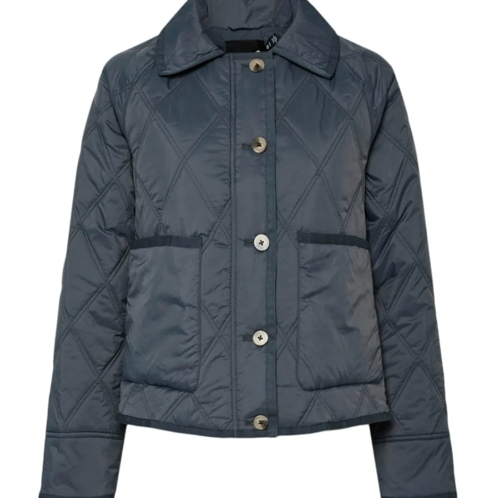 PIECES dame jakke PCSAIMA - Ombre Blue